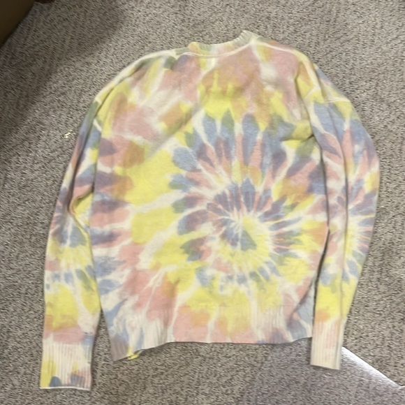 27 miles tye dye cashmere sweater-medium - Picture 3 of 3